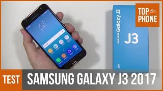 SAMSUNG GALAXY J3 2017  test par TopForPhone [upl. by Irtimd705]