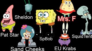 Hamburger Meme but its a SpongeBob MEGA Compilation [upl. by Dolph]