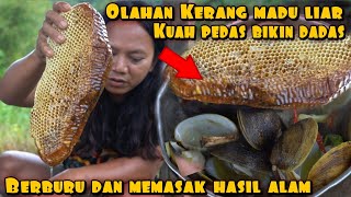 OLAHAN KERANG MADU LEBAH LIAR HASIL ALAM [upl. by Enwahs577]