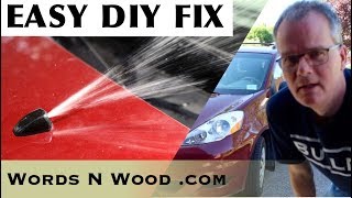 HOW TO REPLACE your windshield washer nozzle WnW 169 [upl. by Ursa948]