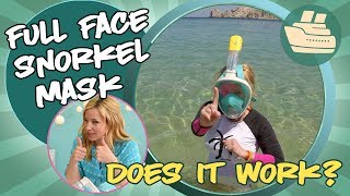 Full Face Snorkel Mask for a Cruise [upl. by Llennhoj]