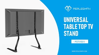 PSTVS01 Universal Table Top TV Stand for 37quot  70quot TVs  PERLESMITH [upl. by Ahseiat]