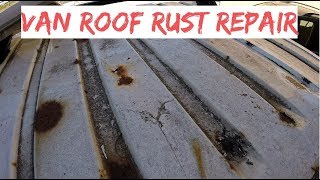 Ford Connect Van Roof Rust Repair Complete Treatment amp Paint [upl. by Airyk]