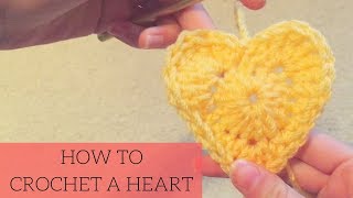 Crochet Tutorial for Beginners Making A Heart Crochet Hangout [upl. by Egoreg]