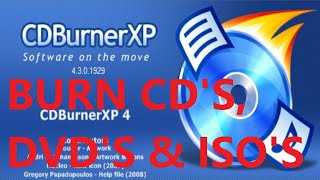 The Best Free Burning Program CDBurnerXP [upl. by Durman]