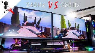 240Hz VS 360Hz by FPS Veteran feat ASUS PG259QNR Monitor [upl. by Mahalia]