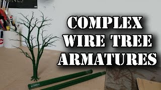 Realistic Scenic Trees  Wire Armatures Wrap Technique [upl. by Micheal]