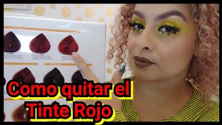 Cómo Quitar el Tinte Rojo  Lilyymakeuup [upl. by Revlys]