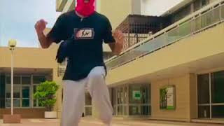 le danseur cagoulé Afro beat dance [upl. by Aillil]