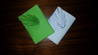 Como hacer un sobre con hoja Origami3 [upl. by Kcireddor]