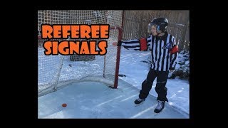 Referee Signals  Hockey Tips for Kids [upl. by Aihtekal791]