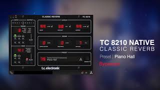 TC 8210 Classic Reverb Native PlugIn  Sound Examples [upl. by Grevera165]