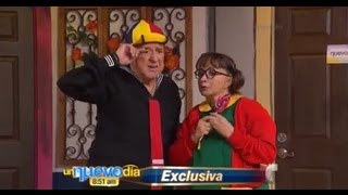 Kiko y la Chilindrina se reconcilian  Un Nuevo Día  Telemundo [upl. by Hecht38]