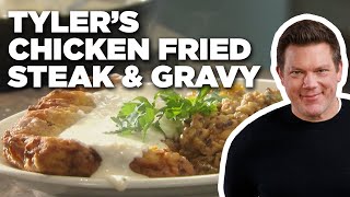 Tyler Florences Chicken Fried Steak and Gravy  Tylers Ultimate  Food Network [upl. by Razaele]