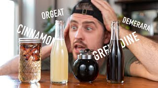 4 EASY to Make Cocktail Syrups  grenadine amp orgeat [upl. by Cayla]