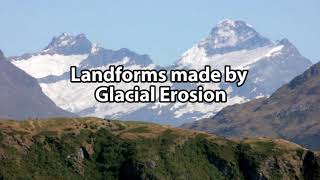 Glacial Processes and Landforms [upl. by Jilly]