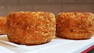 Crispy Potato Croquettes Recipe  How To Make Croquettes [upl. by Becka695]