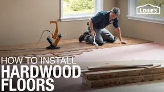 Learn How to Install Hardwood Floors  DIY Projects [upl. by Astrea580]