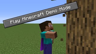 I beat Minecraft Demo Mode [upl. by Ivana]