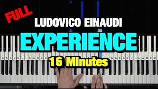 HOW TO PLAY  LUDOVICO EINAUDI  EXPERIENCE PIANO TUTORIAL LESSON [upl. by Uticas925]