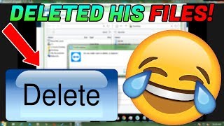 SCAMMER RAGES WHEN I DELETE HIS FILES [upl. by Asiret257]