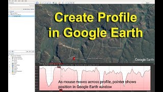 How to create an elevation profile in Google Earth [upl. by Wagoner670]