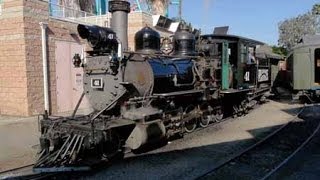 Behind the Scenes at Knotts Berry Farm Railroad [upl. by Nesnar299]