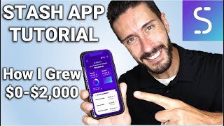 STASH APP TUTORIAL  HOW I TURNED 0 TO 2000 [upl. by Llennahc]