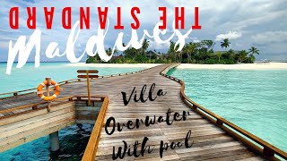 The Standard MALDIVES Resort 🌞 Overwater Villas Lagoon  Ocean  5 Hotel Huruvalhi  HD Room Tour [upl. by Arral694]