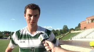 Charlotte Mens Soccer vs Rutgers Postgame [upl. by Hako]