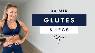 30 Min GLUTES amp LEG WORKOUT at Home  Ankle Weights Optional [upl. by Namsaj148]