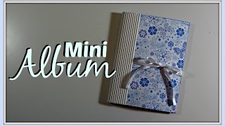 Tutorial Mini Album rápido y fácil  Scrapbook  MundoParty [upl. by Ecnedac]