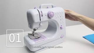 Operation of FHSM505 sewing machine [upl. by Lewin]