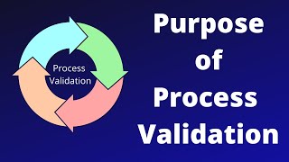 Purpose of Process Validation [upl. by Madel]