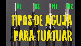 Tipos de Agujas para Tatuar [upl. by Ecallaw]