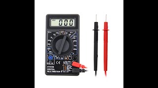 Digital multimeter DT830B [upl. by Brod834]