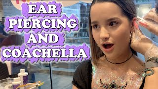 Ear Piercing and Coachella WK 434 Bratayley [upl. by Amleht]