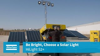 How does a solar light tower work  Atlas Copco HiLight S2 [upl. by Trask]