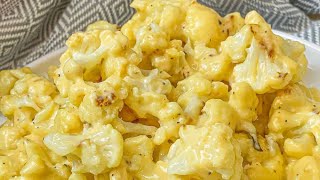 ROASTED CAULIFLOWER MAC AND CHEESE mac cauliflower cheese [upl. by Laamak]