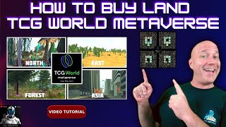 HOW TO BUY VIRTUAL LAND  TCG WORLD METAVERSE [upl. by Christen]