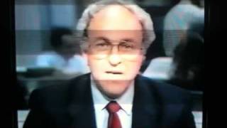 Crash of 1987 Live news reports of Stock Market Crash [upl. by Leen]