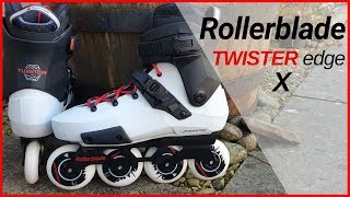 Rollerblade Twister Edge X 2019  First impressions review and breakdown [upl. by Nylac724]