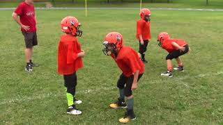 Youth Football Tackling Drills  Form Tackling [upl. by Dorothi]