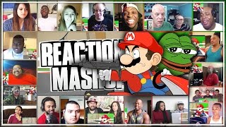 Racist Mario Reactions Mashup quotHE SAVAGEquot YouTubers React [upl. by Ennahgiel]