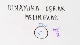 Dinamika Gerak Melingkar  Gaya Sentripetal [upl. by Nnyla78]