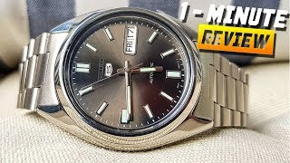 1Minute Review of the SNXS79 Seiko 5 Automatic 21 Jewels [upl. by Adolfo]