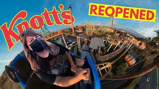 Knotts Berry Farm Reopens With Rides [upl. by Peugia]