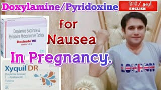 Doxylamine succinate and Pyridoxine tablets Doxinate plus tablet during pregnancy Xyquil dr tablet [upl. by Nawuq284]