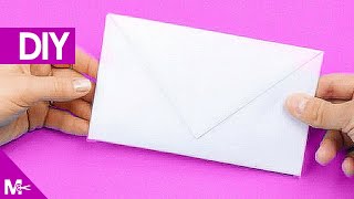 ► Como hacer un SOBRE CARTA de Papel en 5 MINUTOS 💌 [upl. by Carol]