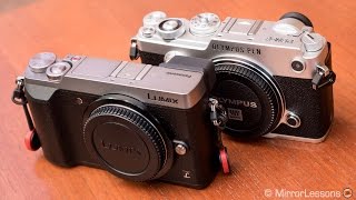 Panasonic GX80  GX85 vs Olympus Pen F  5axis stabilization comparison [upl. by Xyno]